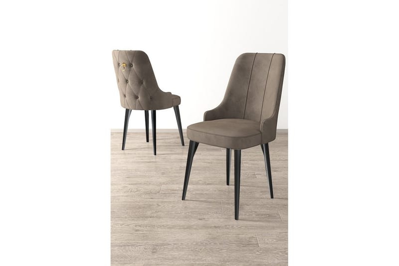 Matstol Jebi Cappuccino / svart - Cappuccino / svart - Möbler - Matplats - Matstol & köksstol