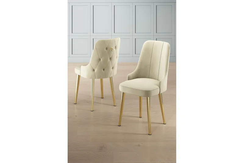 Matstol Jebi Gräddfärgad / Rany - Gräddfärgad / Rany - Möbler - Matplats - Matstol & köksstol