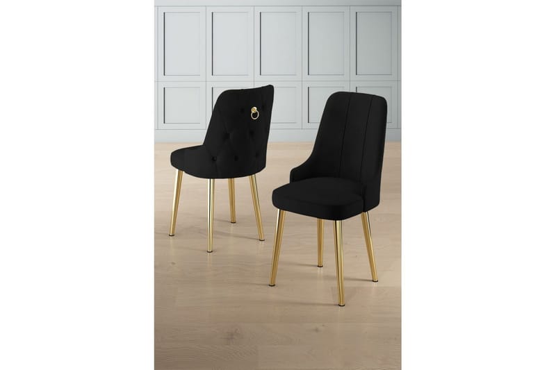 Matstol Jebi Svart / Rany - Svart / Rany - Möbler - Matplats - Matstol & köksstol