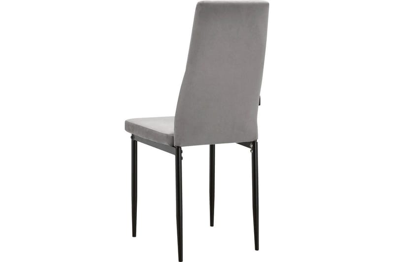 Matstol Kelly Grå, Sammet - Grå, Sammet - Möbler - Matplats - Matstol & köksstol