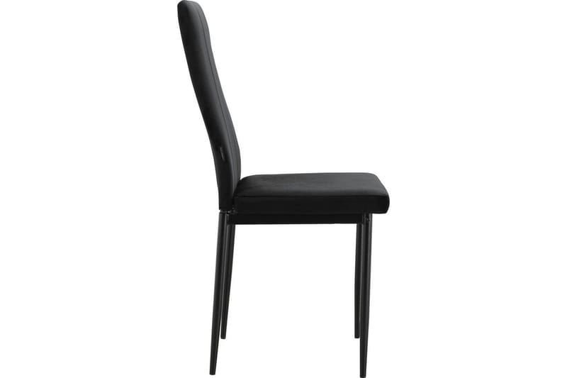 Matstol Kelly Svart, Sammet - Svart, Sammet - Möbler - Matplats - Matstol & köksstol