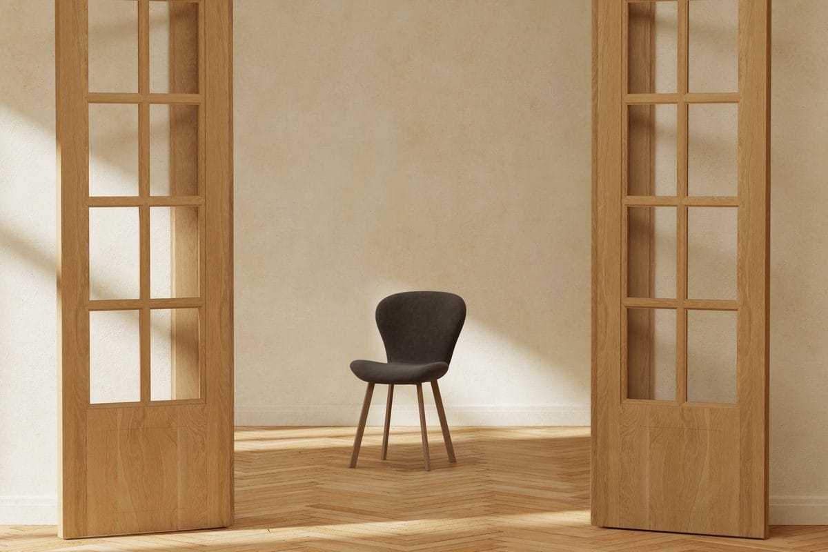 matstol lilja - brun