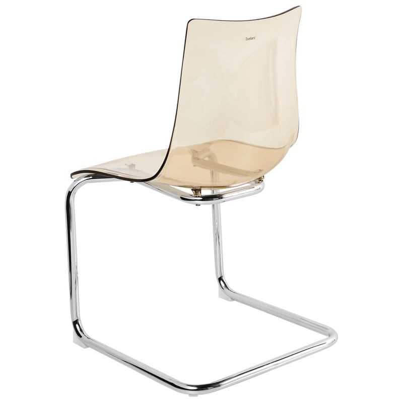 Matstol Marshall 2-pack - Transparent, Orange, Silver - Möbler - Matplats - Matstol & köksstol