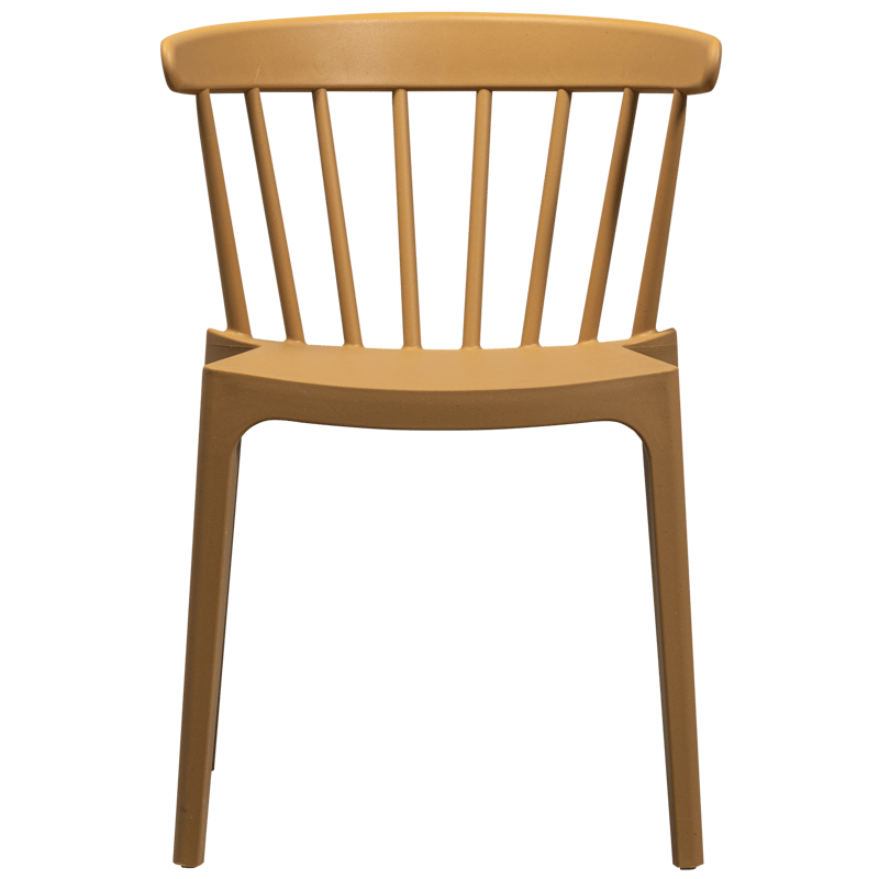 Matstol med ribbor Bliss Utomhus, Karamell Melange