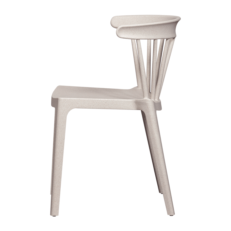 Matstol med ribbor Bliss Utomhus - Offwhite Melange - Möbler - Matplats - Matstol & köksstol