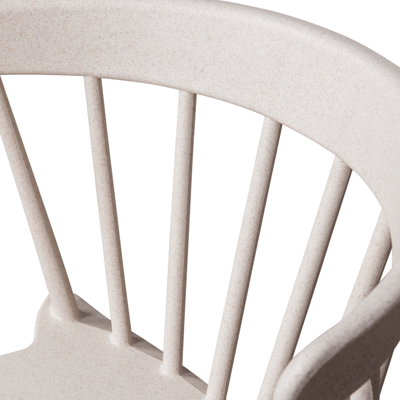 Matstol med ribbor Bliss Utomhus - Offwhite Melange - Möbler - Matplats - Matstol & köksstol