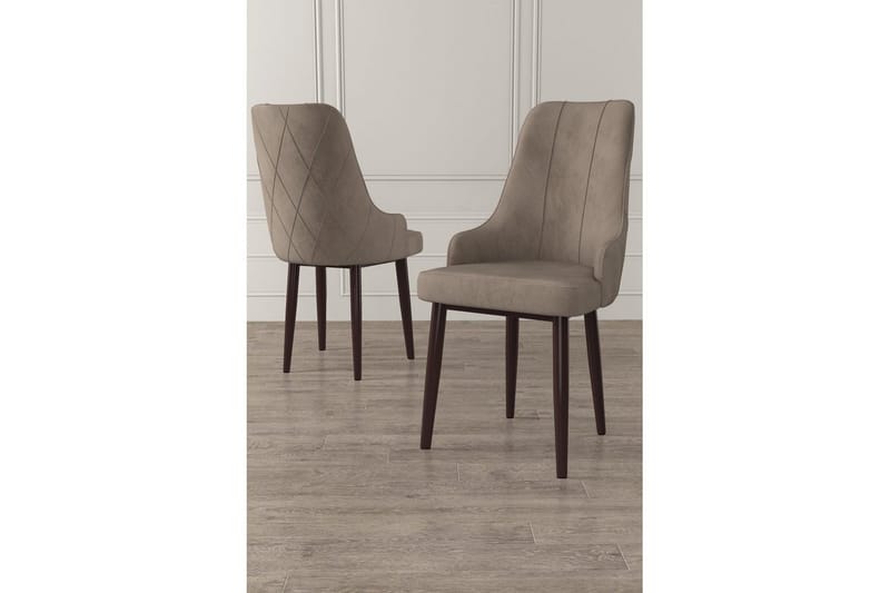 Matstol Mobarkar Cappuccino / brun - Cappuccino / brun - Möbler - Matplats - Matstol & köksstol