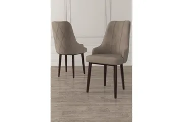 Matstol Mobarkar Cappuccino / brun - Cappuccino / brun - Möbler - Matplats - Matstol & köksstol