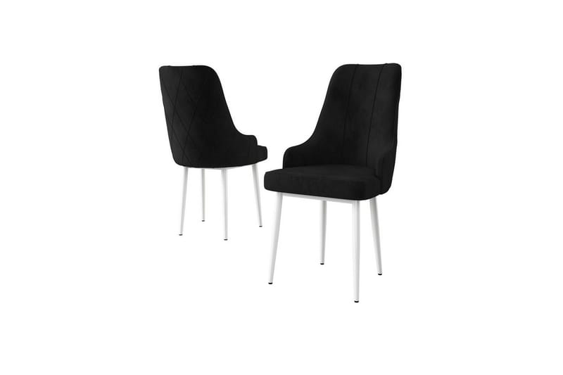 Matstol Mobarkar Svart / Vit, Svart / Vit