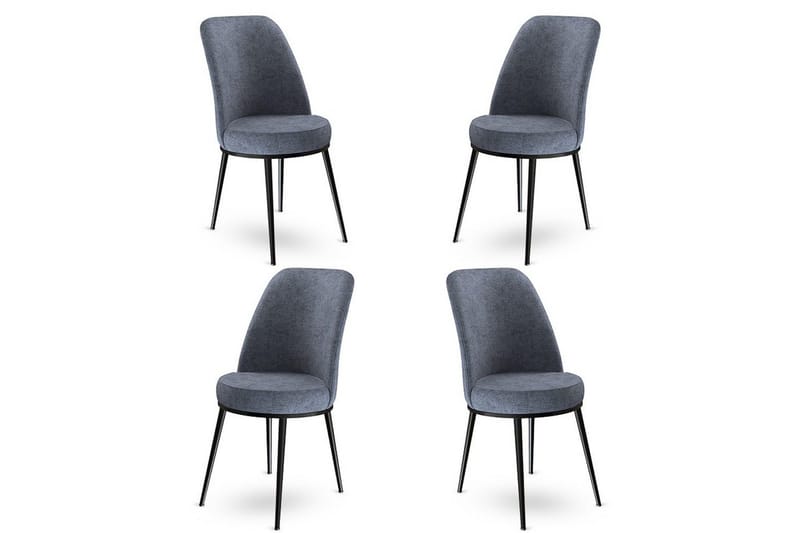 Matstol Orran Fume / Svart, Fume / Svart