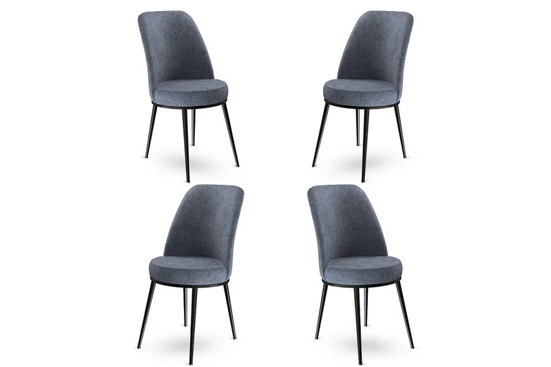 Matstol Orran Fume / Svart, Fume / Svart