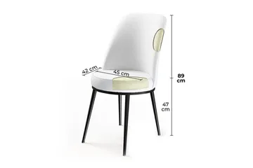 Matstol Orran Fume / Svart - Fume / Svart - Möbler - Matplats - Matstol & köksstol