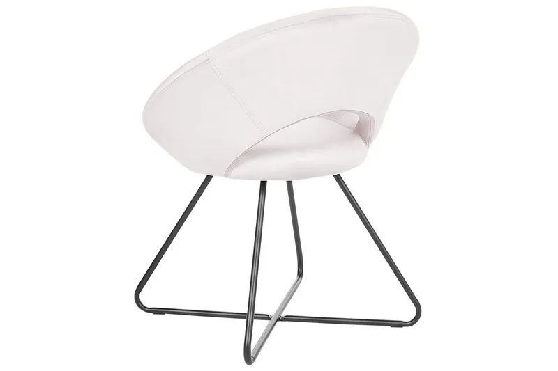 Matstol Rachel - Off-white, Svart - Möbler - Vardagsrum - Fåtöljer