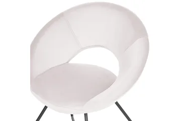 Matstol Rachel - Off-white, Svart - Möbler - Matplats - Matstol & köksstol