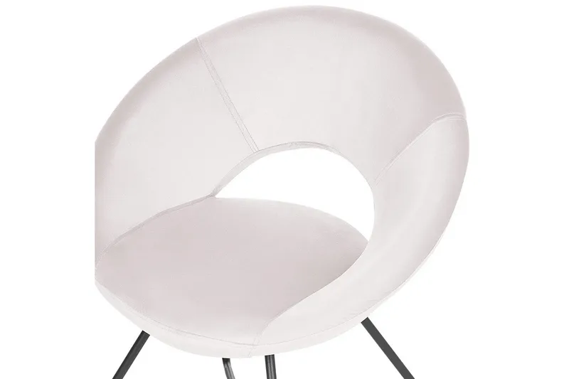 Matstol Rachel - Off-white, Svart - Möbler - Vardagsrum - Fåtöljer