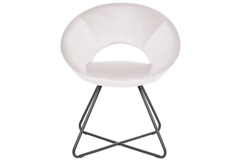 Matstol Rachel - Off-white, Svart - Möbler - Vardagsrum - Fåtöljer