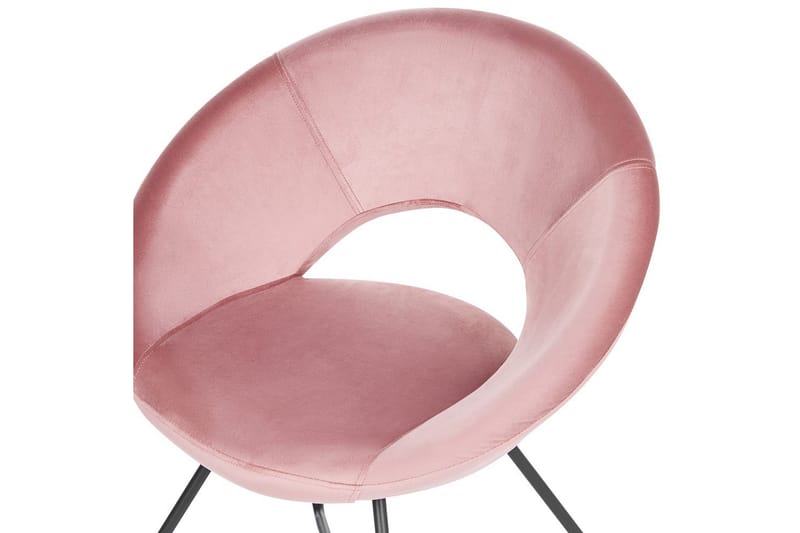 Matstol Rachel - Rosa, Svart - Möbler - Matplats - Matstol & köksstol
