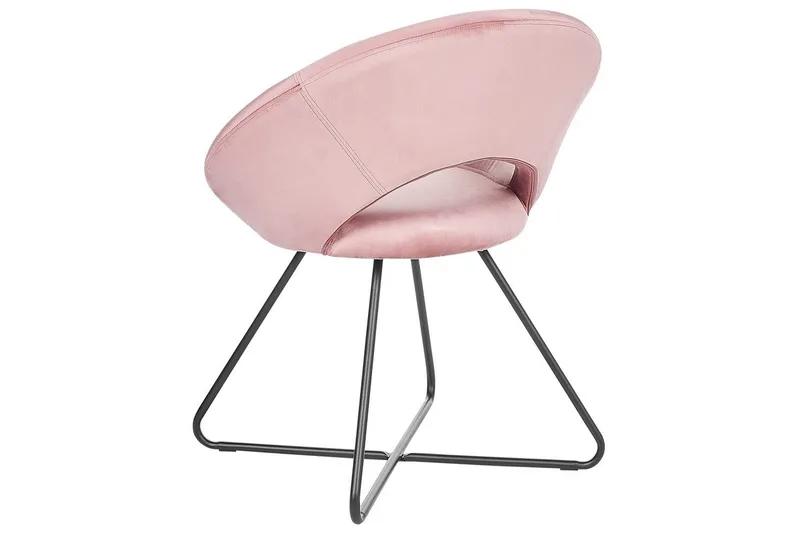 Matstol Rachel - Rosa, Svart - Möbler - Matplats - Matstol & köksstol