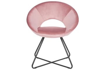 Matstol Rachel - Rosa, Svart - Möbler - Matplats - Matstol & köksstol