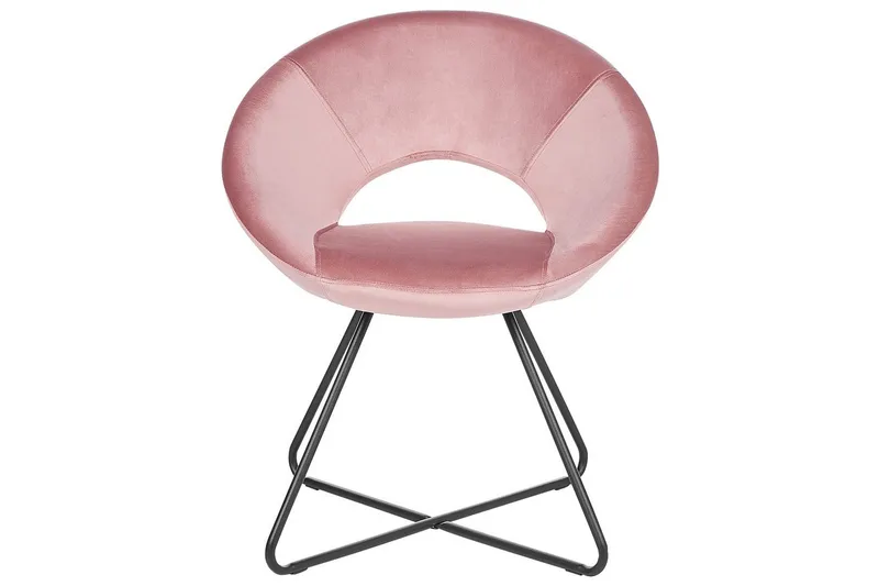 Matstol Rachel - Rosa, Svart - Möbler - Matplats - Matstol & köksstol