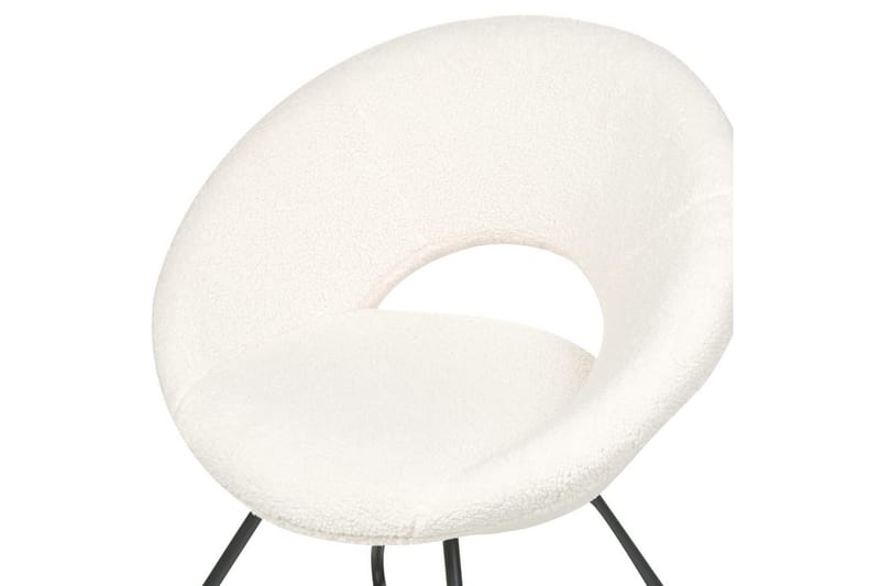 Matstol Rachel - Vit, Svart - Möbler - Vardagsrum - Fåtöljer