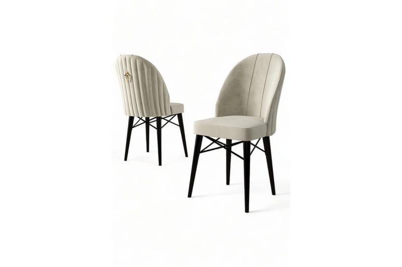 Matstol Ritim Grädde / Svart - Grädde / Svart - Möbler - Matplats - Matstol & köksstol