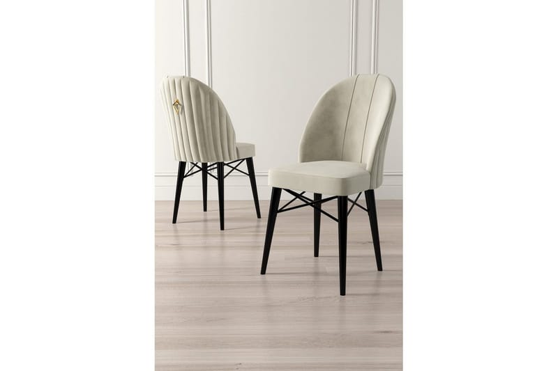 Matstol Ritim Grädde / Svart - Grädde / Svart - Möbler - Matplats - Matstol & köksstol