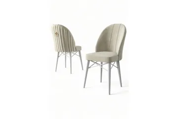 Matstol Ritim Kräm / Vit - Cremevit/Vit - Möbler - Matplats - Matstol & köksstol