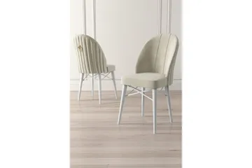 Matstol Ritim Kräm / Vit - Cremevit/Vit - Möbler - Matplats - Matstol & köksstol