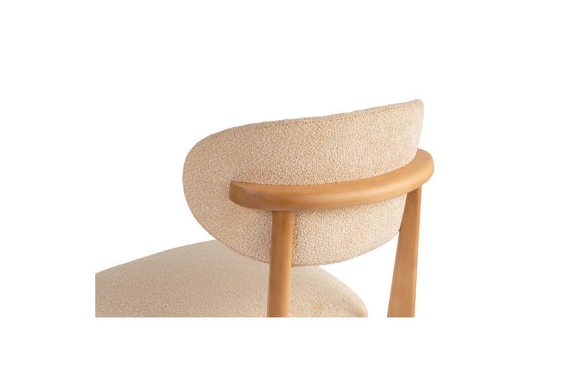 Matstol Sanroman Classic Beige / Ljus Ek - Beige / Ljus Ek - Möbler - Matplats - Matstol & köksstol