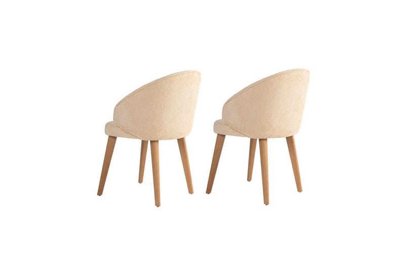 Matstol Sanroman Classic Beige / Ljus Ek - Beige / Ljus Ek - Möbler - Matplats - Matstol & köksstol