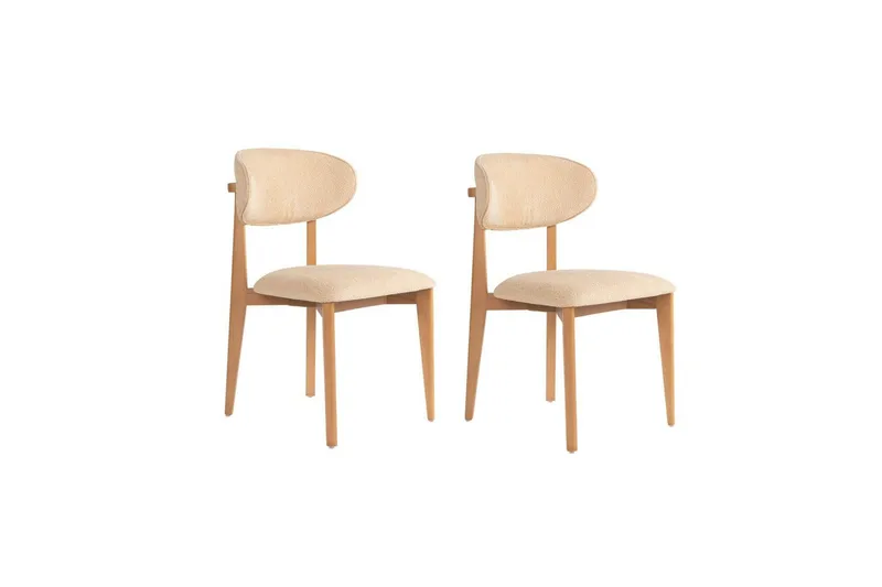 Matstol Sanroman Classic Beige / Ljus Ek, Beige / Ljus Ek