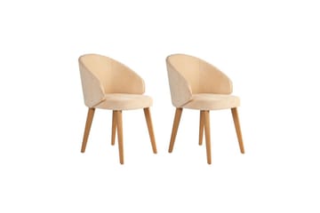 Beige / Mörk Ek