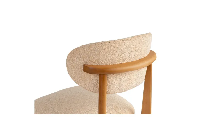 Matstol Sanroman Classic Beige / Mörk Ek - Beige / Mörk Ek - Möbler - Matplats - Matstol & köksstol