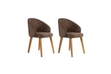 Matstol Sanroman Classic Brun / Mörk Ek