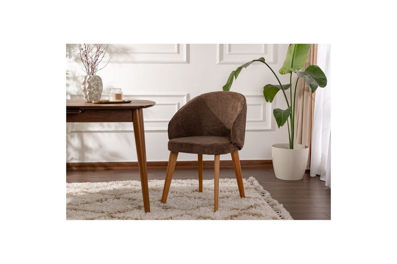 Matstol Sanroman Classic Brun / Mörk Ek - Brun / Mörk Ek - Möbler - Matplats - Matstol & köksstol
