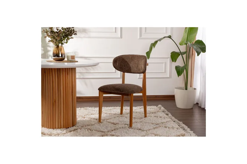 Matstol Sanroman Classic Brun / Mörk Ek - Brun / Mörk Ek - Möbler - Matplats - Matstol & köksstol