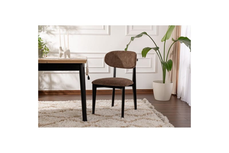 Matstol Sanroman Classic Brun / Svart - Brun / Svart - Möbler - Matplats - Matstol & köksstol