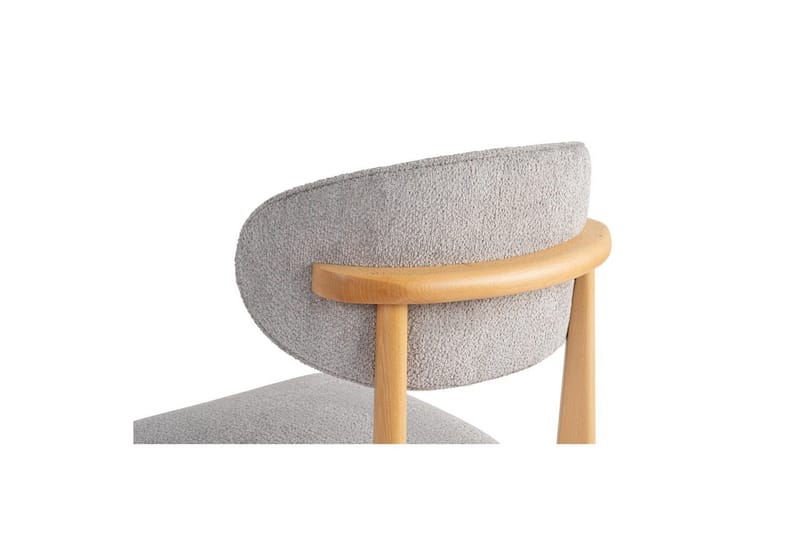 Matstol Sanroman Classic Grå / Ljus ek - Grå / Ljus ek - Möbler - Matplats - Matstol & köksstol