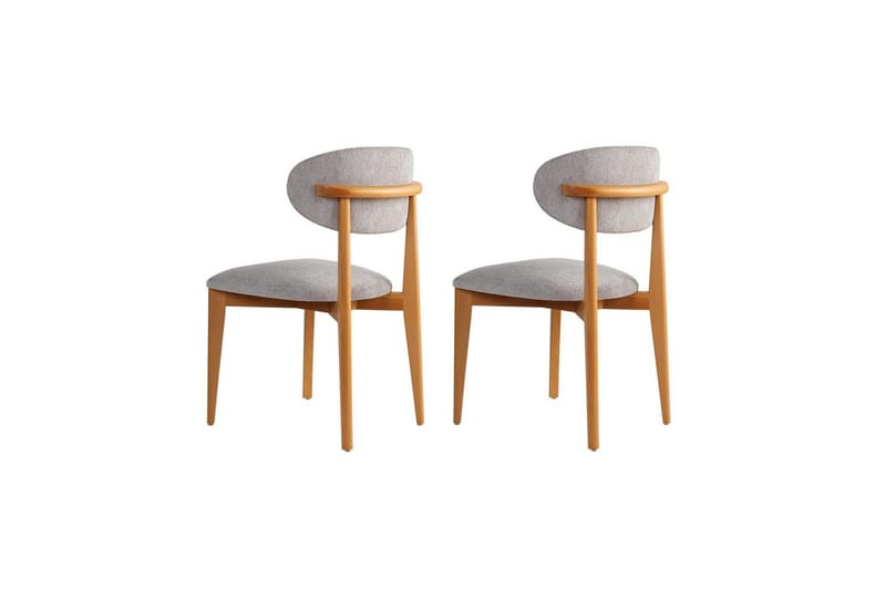 Matstol Sanroman Classic Grå / Mörk ek - Grå / Mörk ek - Möbler - Matplats - Matstol & köksstol