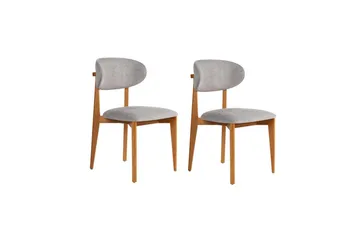 Matstol Sanroman Classic Grå / Mörk ek