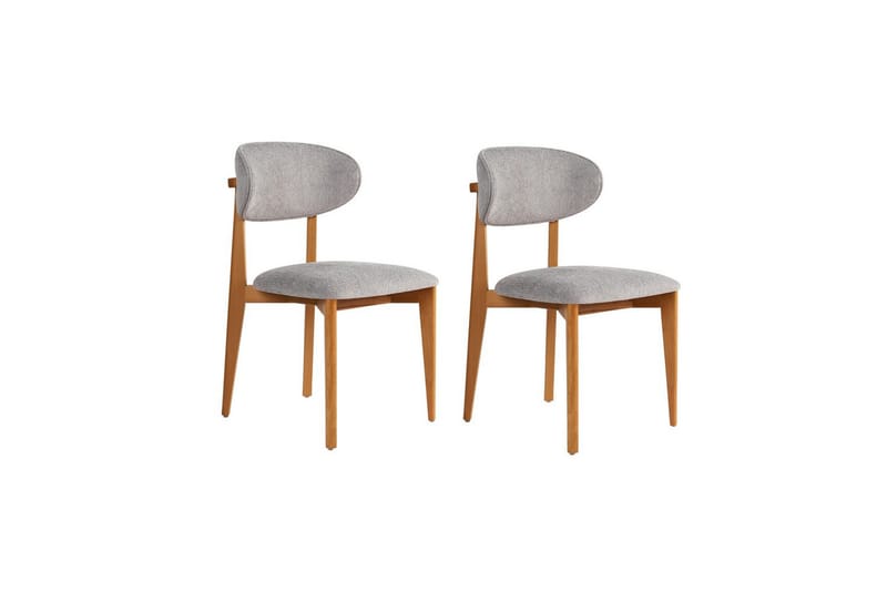 Matstol Sanroman Classic Grå / Mörk ek - Grå / Mörk ek - Möbler - Matplats - Matstol & köksstol