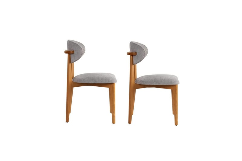 Matstol Sanroman Classic Grå / Mörk ek - Grå / Mörk ek - Möbler - Matplats - Matstol & köksstol
