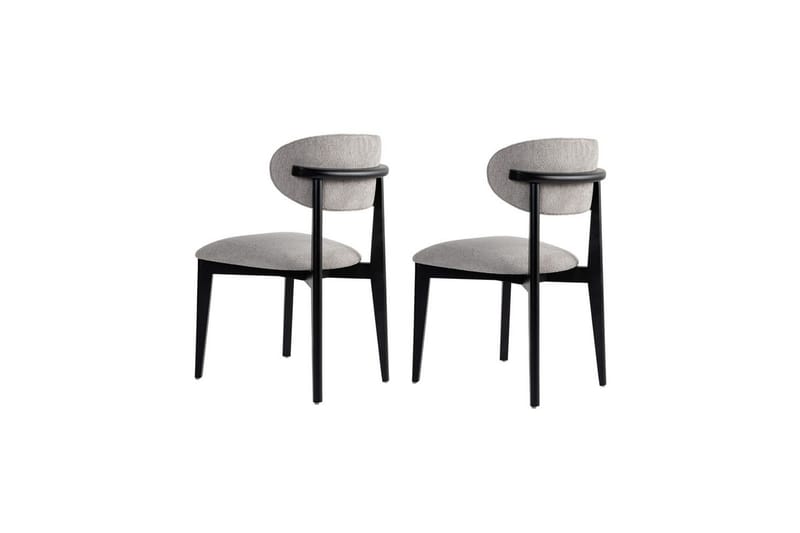 Matstol Sanroman Classic Grå / Svart - Grå / Svart - Möbler - Matplats - Matstol & köksstol