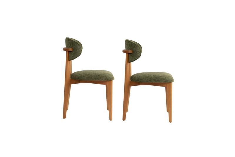Matstol Sanroman Classic Grön / Mörk Ek - Grön / Mörk Ek - Möbler - Matplats - Matstol & köksstol