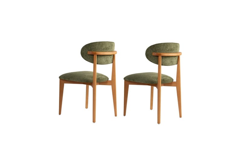 Matstol Sanroman Classic Grön / Mörk Ek - Grön / Mörk Ek - Möbler - Matplats - Matstol & köksstol