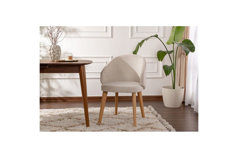 Matstol Sanroman Classic Vit / Ljus Ek - Vit / Ljus Ek - Möbler - Matplats - Matstol & köksstol