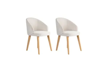 Matstol Sanroman Classic Vit / Ljus Ek