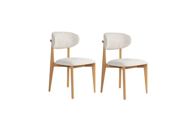 Matstol Sanroman Classic Vit / Ljus Ek - Vit / Ljus Ek - Möbler - Matplats - Matstol & köksstol