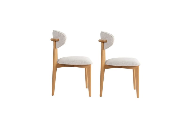 Matstol Sanroman Classic Vit / Ljus Ek - Vit / Ljus Ek - Möbler - Matplats - Matstol & köksstol